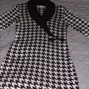 Houndstooth CalvinKlein sweater cable sweaterdress